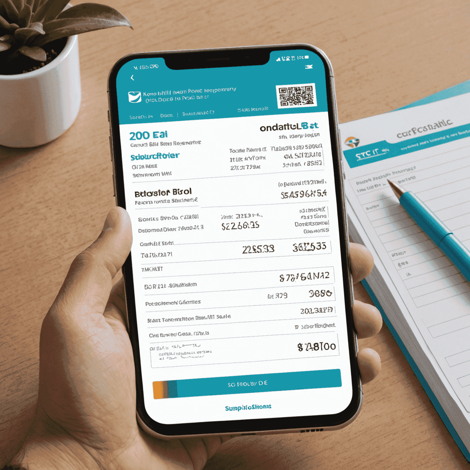 A secure payment gateway interface for STC Kuwait postpaid bill payments, showing invoice details and payment options